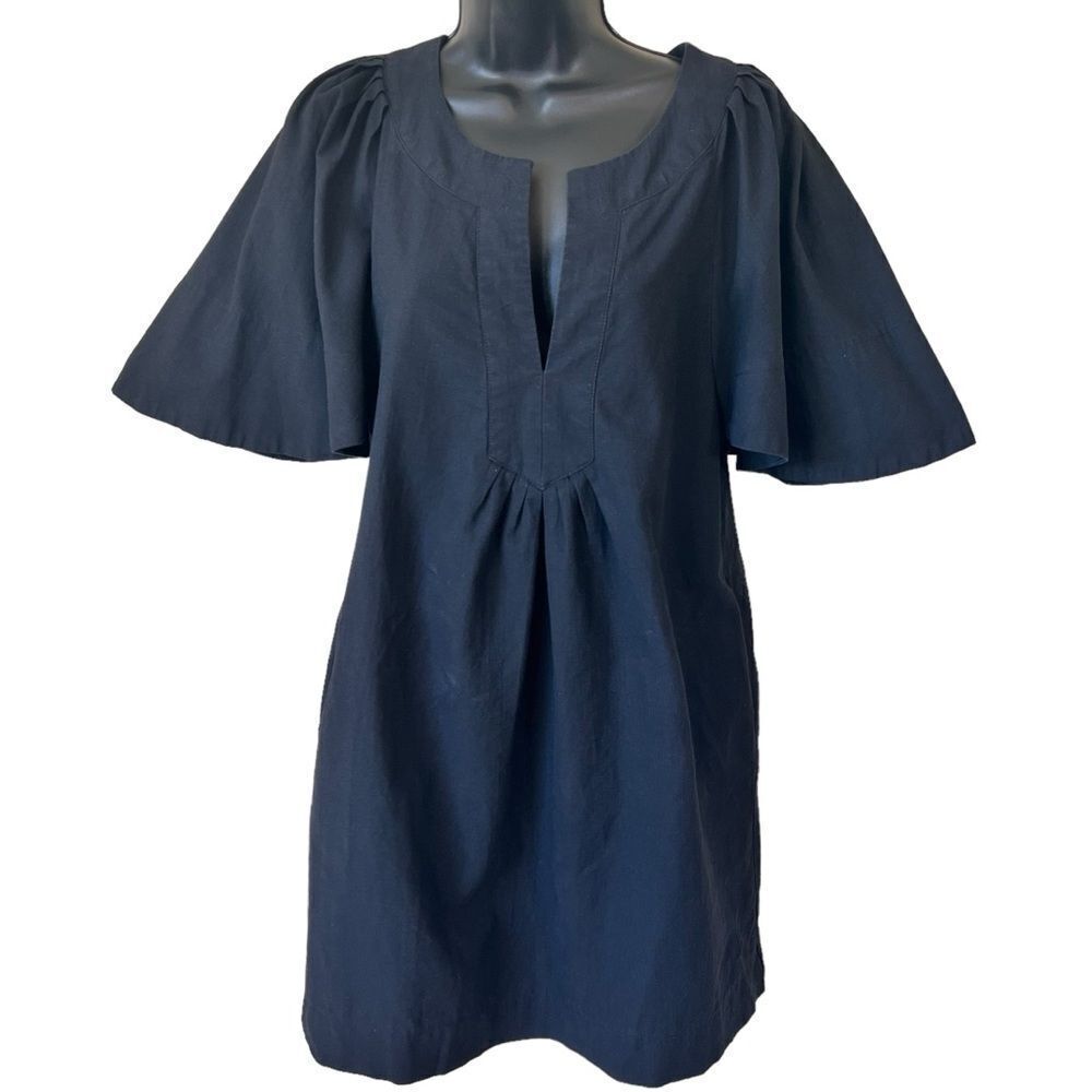 Tuckernuck Pomander Place BLACK Finley Flutter Sleeve Dress